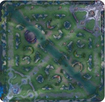 แผนที่โหมด MOBA 3 เลน